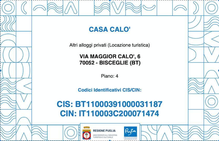Casa Calo' Apartamento Bisceglie Exterior foto